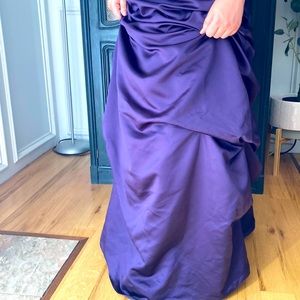 David’s Bridal Trumpet Bridesmaid Dress